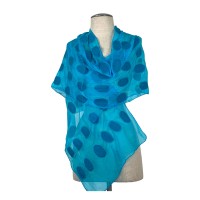 Baby Blue on B Blue Dot Scarf